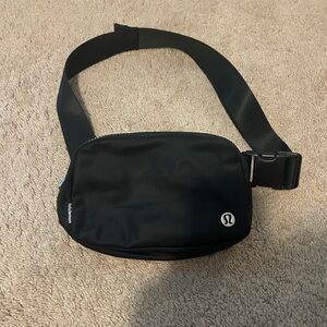 lululemon athletica Black Waist/Crossbody Belt bag